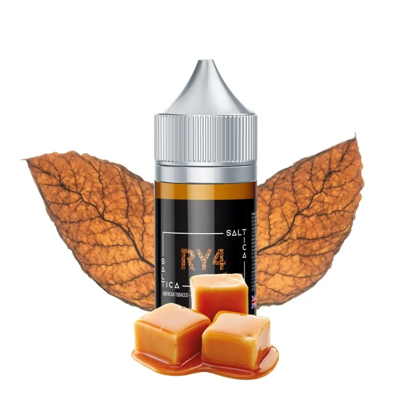 Saltica RY4 (Tütün, Karamel ve Vanilya) Salt Likit Saltica RY4 (Tütün, Karamel ve Vanilya) Salt Likit