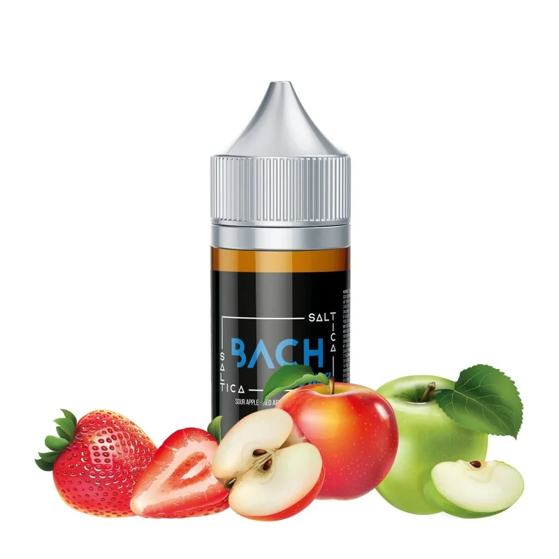 Saltica Bach (Yeşil Elma, Kırmızı Elma ve Çilek) Salt Likit Saltica Bach (Yeşil Elma, Kırmızı Elma ve Çilek) Salt Likit