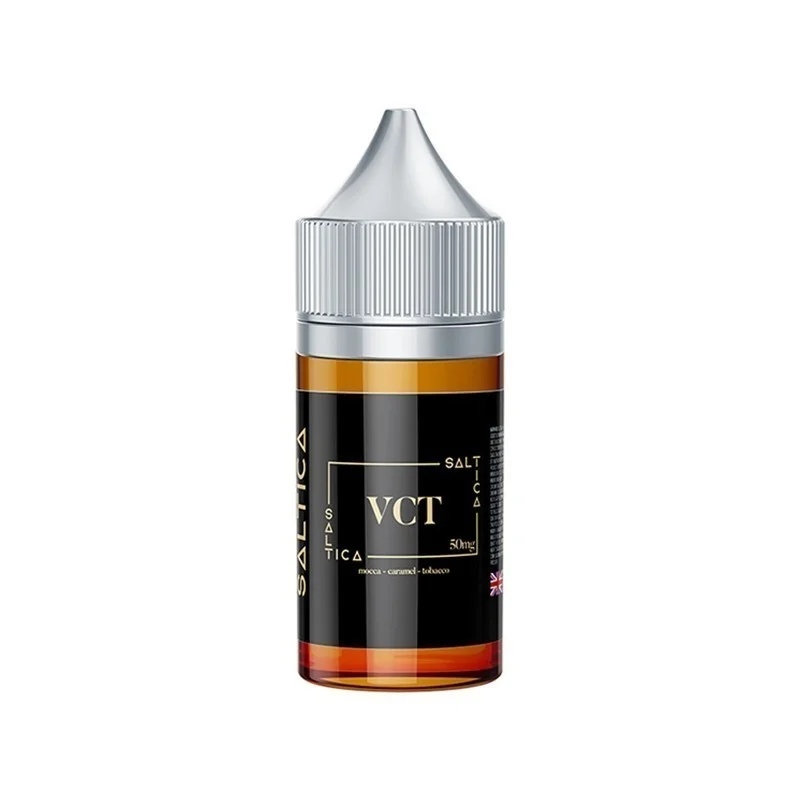 Saltica VCT (Tütün, Karamel, Muhallebi ve Badem) Salt Likit Saltica VCT (Tütün, Karamel, Muhallebi ve Badem) Salt Likit