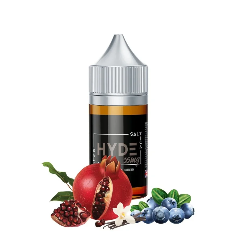 Saltica Hyde (Nar, Yaban Mersini ve Vanilya) Salt Likit Saltica Hyde (Nar, Yaban Mersini ve Vanilya) Salt Likit